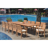 Minnesota Outdoor 11 - Piece Teak Dining Set