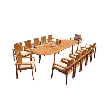 Rectangle 4 - Person 69" Long Teak Dining Set