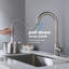 Robinet de cuisine tactile avec douchette extractible-128500616