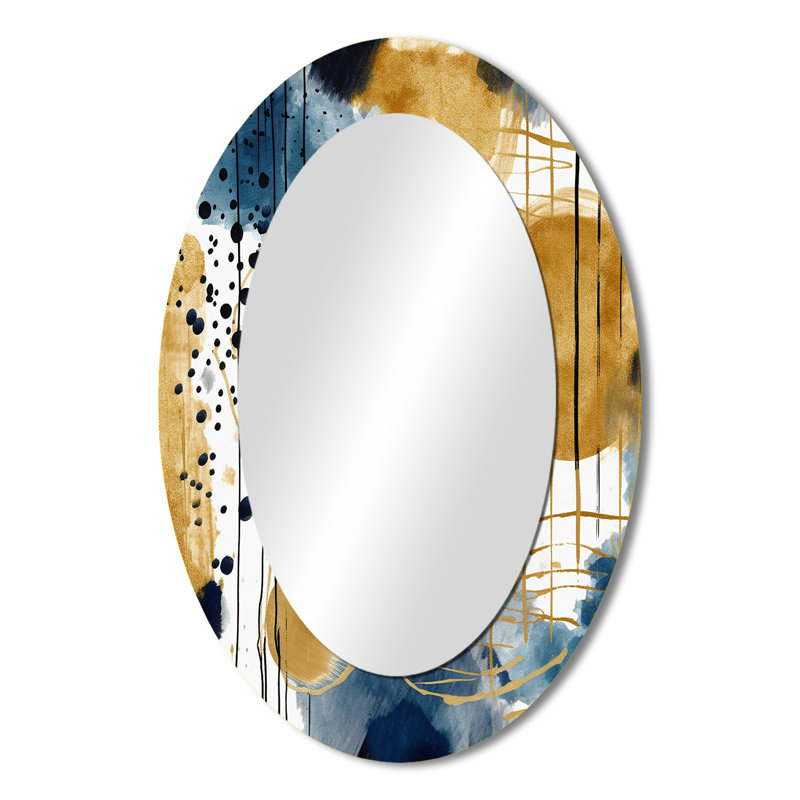 Kiesel - Abstract Metal Mirror, 36" x 24"
