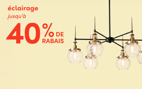 éclairage en solde