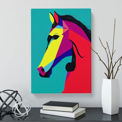 Landess Horse Pop - Wrapped Canvas Print
