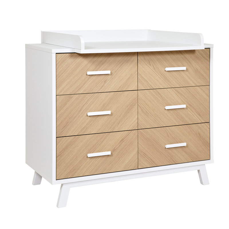 Fishbone Changing Table, White