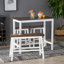 Ensemble de salle à manger en bois massif 4 pièces Kerley-41766854-41766858