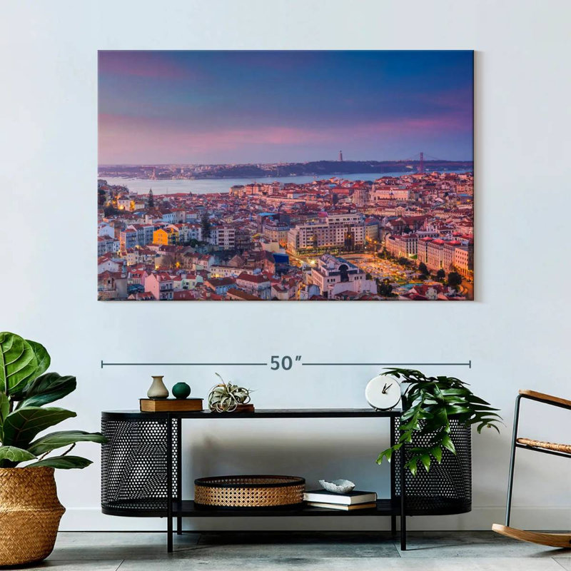 Nicci Lisbon Morning Scenery, H 34 po x l 51 po