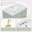 Meuble-lavabo de salle de bain avec lavabo, une porte avec tablette et trois tiroirs-1660510430
