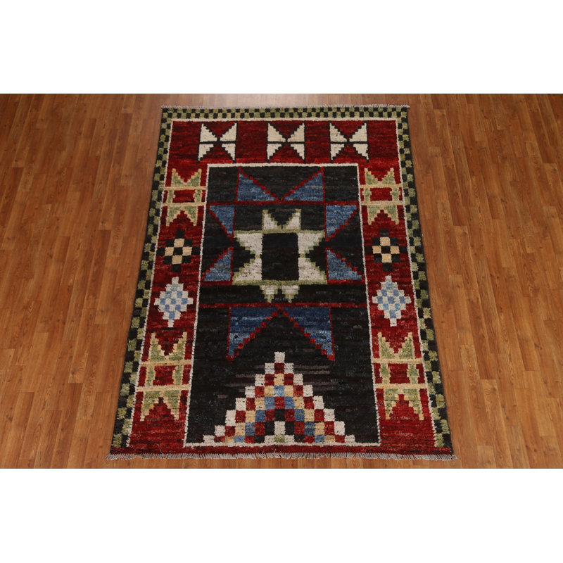 One-of-a-Kind 5'9'' X 7'11'' New Age Wool Area Rug in