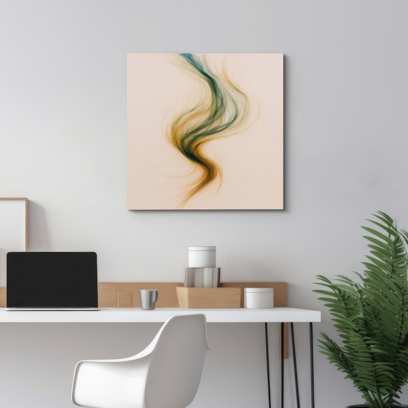 Impression sur toile abstraite murale pour décoration de salon, Toile tendue, Ne s’applique pas, H 12,8 po x l 12,8 po