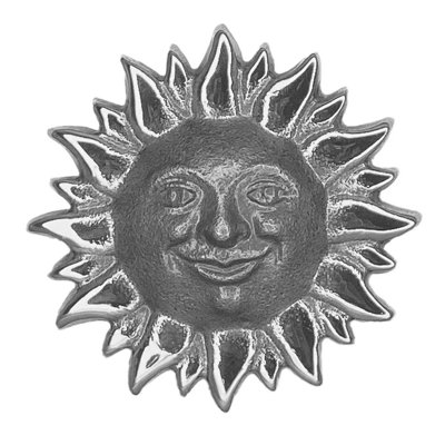 Bouton-poussoir souriant