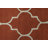 Trellis Handmade Tufted Wool Area Rug in Rusty Red