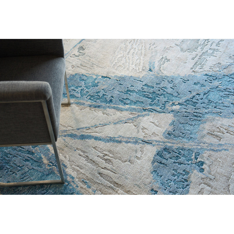 Floor Art Abstract Area Rug, Rectangle 8' x 10'