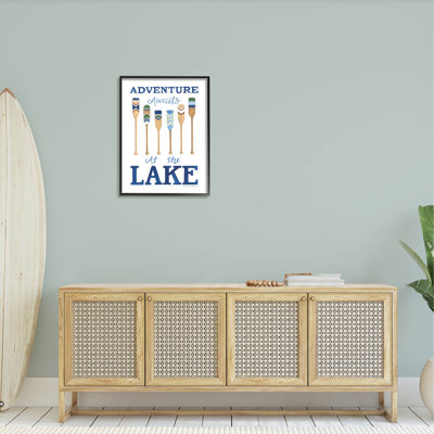 «Adventure Awaits At Lake Oars», estampe numérique par Deb Strain