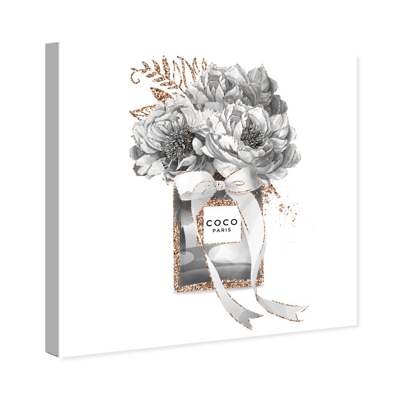 Fleurs pour ses parfums - Impression sur toile, Toile tendue, H 24 po x l 24 po
