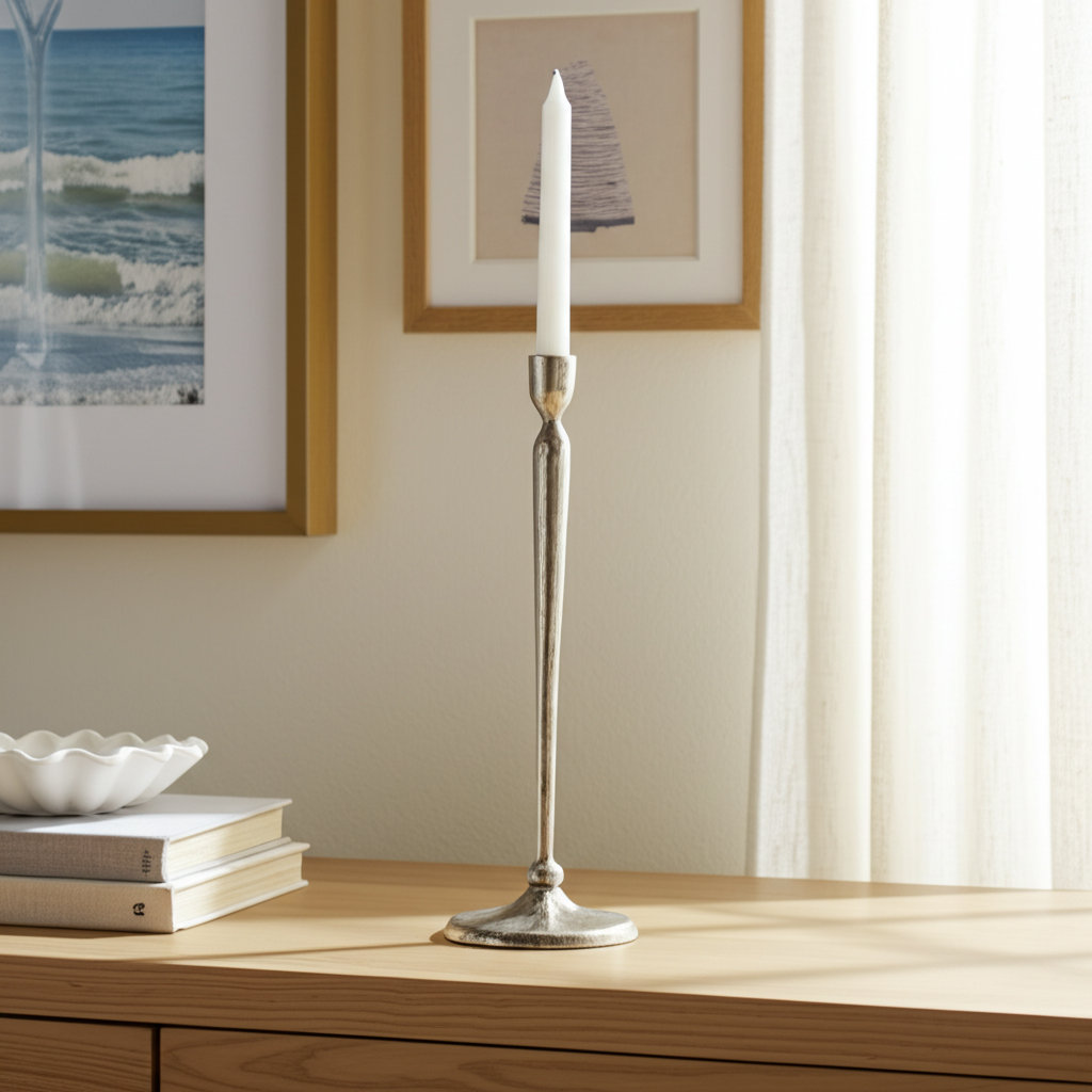 Fuyuka Candlestick Holder, 15" H x 5" W x 5" D