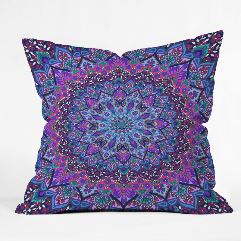 Housse de coussin carré et insert, 18 po x 18 po, Rose