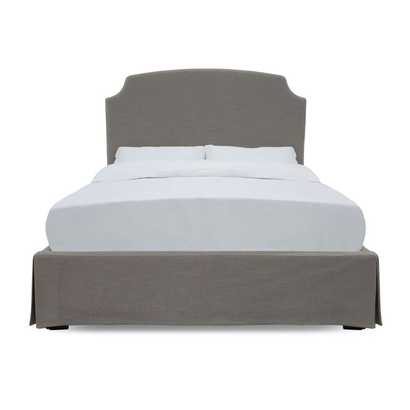 Esquibel Upholstered Bed, Fog, King