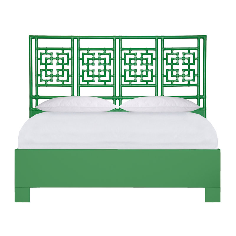 Palm Springs Bed, King, Bright Green