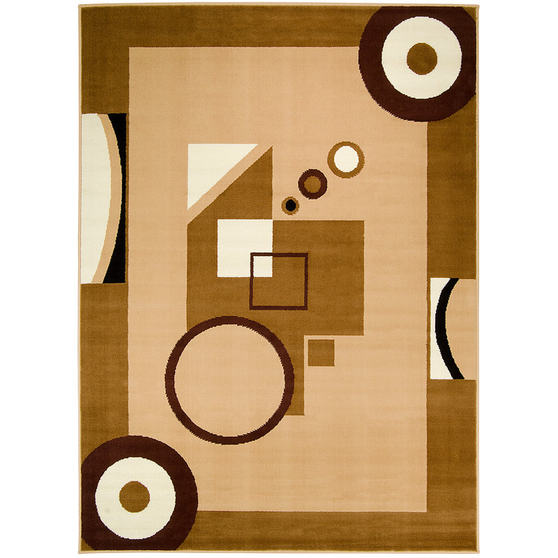 Geometric Indoor Rug, 5'2" x 7'1"
