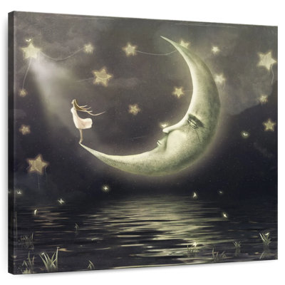 Fille Kelan sur la lune