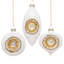 Festive Glitter Ornament, Box Of 6- 3-4 Inches