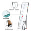Miroir de plancher rectangulaire en alliage d'aluminium