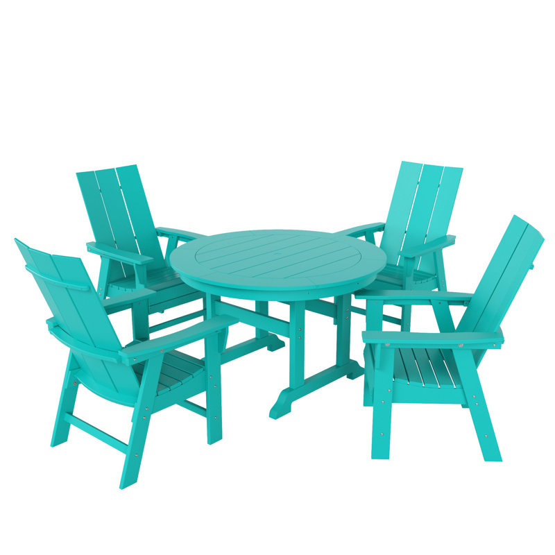 Ensemble de salle à manger 47 po Joubert, Turquoise