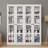 Multi-Purpose Cabinet, White, 31.5 x 74.8 x 14.6 inches | 100% Melamine Coated Particle Board, Thickness: 0.7 inches | Adjustable Shelves, Numerous Storage Options, Wall-Mountable, Stylish & Functional Design for Any Room-433284285