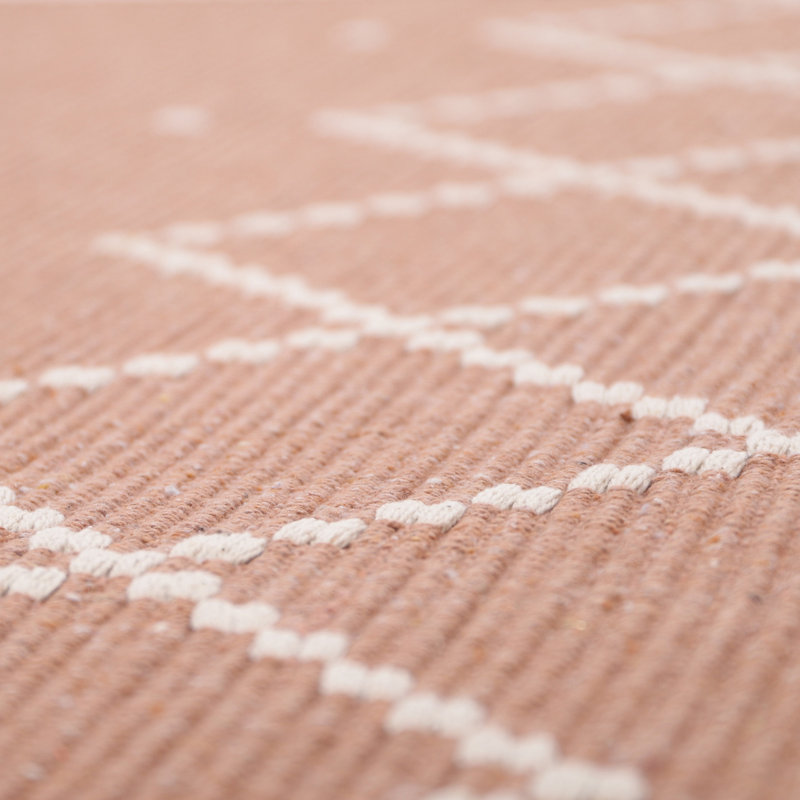 Karstynn Solid Colour Hand Woven 100cm X 150cm Area Rug