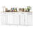 71"W Large Dog Crate Furniture With 3 Drawers And Divider-1646705792