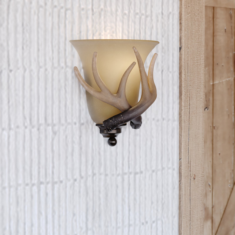 Crotts Resin Flush Mounted Sconce
