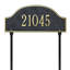 Admiral 1-Line Lawn Address Sign-737946130-737946135
