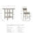 Dalvin Counter Height Dining Table And 4 Bar Stools (Set Of 5)