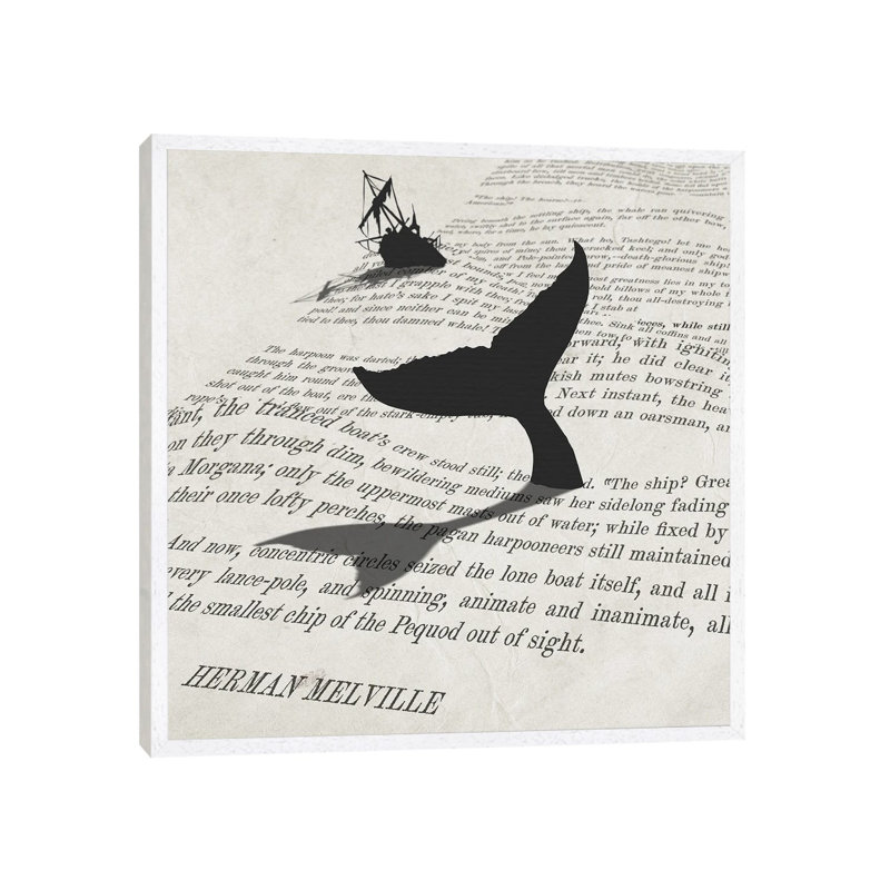 The Ship! The Hearse! by Peter Walters - Print on Canvas, 66.04 cm H x 66.04 cm W, White Framed