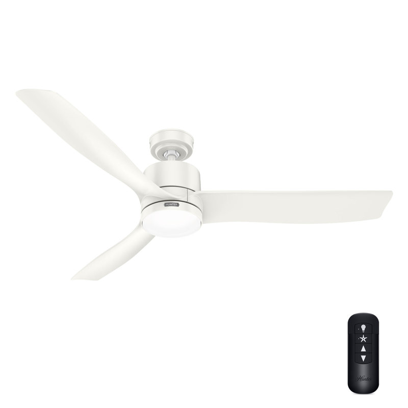 Hunter 60 inch Bolsa Ceiling Fan with LED Light Kit and Handheld Remote