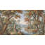 Papier peint paysage mural Ruines classiques, rivière amovible-392447534-392447539