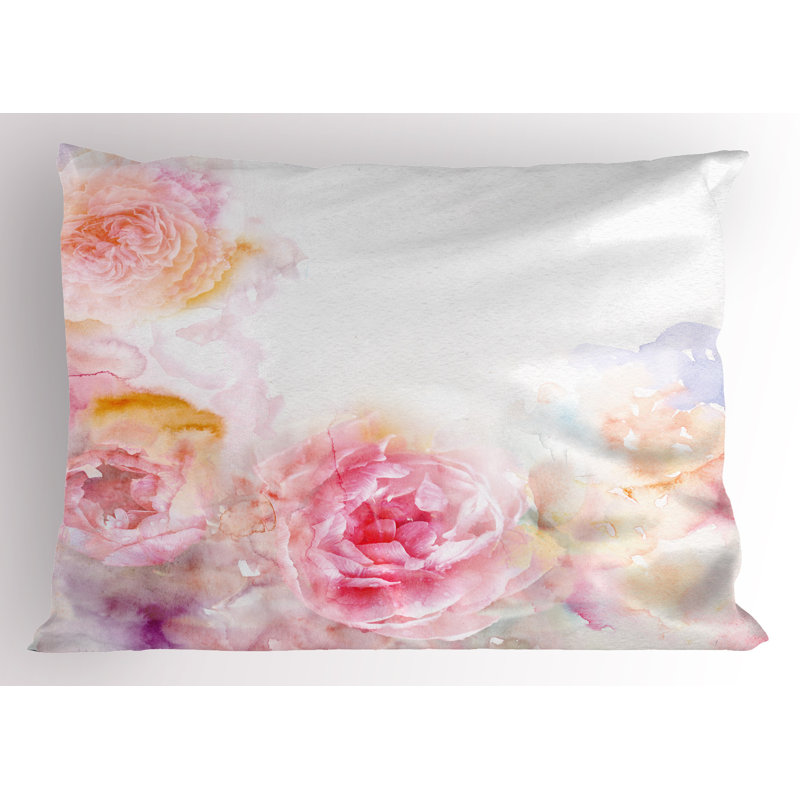 Ensemble de 2 taies décoratives Ambesonne Shabby Flora, H 20 po x l 30 po
