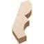 Attelle de genou en faux bois Timberhane cèdre brut, l 3 po x P 18 po x H 24 po, brun clair apprêté-88136978