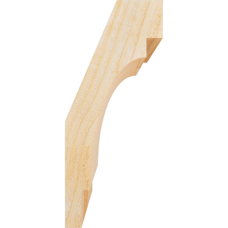 Attelle de genou à grosses côtes, sapin Douglas, l 6 po x P 6 po x H 14 po, Douglas, Sciage brut, H 14 po x l 6 po x P 6 po
