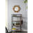 18.5" X 18.5" Hexagon Mirror With Natural Wood Frame-843952307