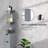 54" Tall Bathroom Storage Cabinet, Freestanding Linen Tower With 2-Tier Shelf And Drawers, Narrow Side Floor Organizer, Grey-289248283