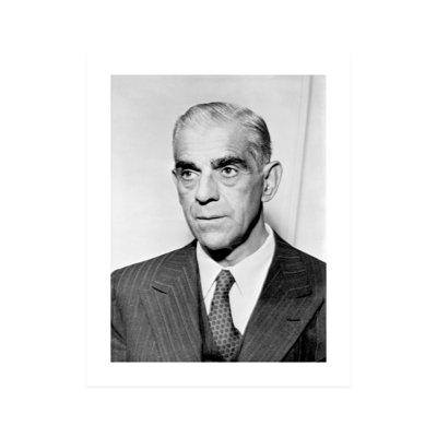 " Close-up Of Boris Karloff "