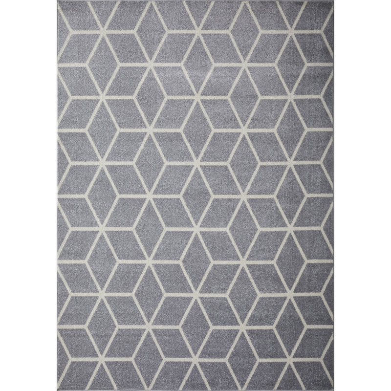 Jakavious Geometric Indoor Rug, Rectangle 9'10" x12'10"