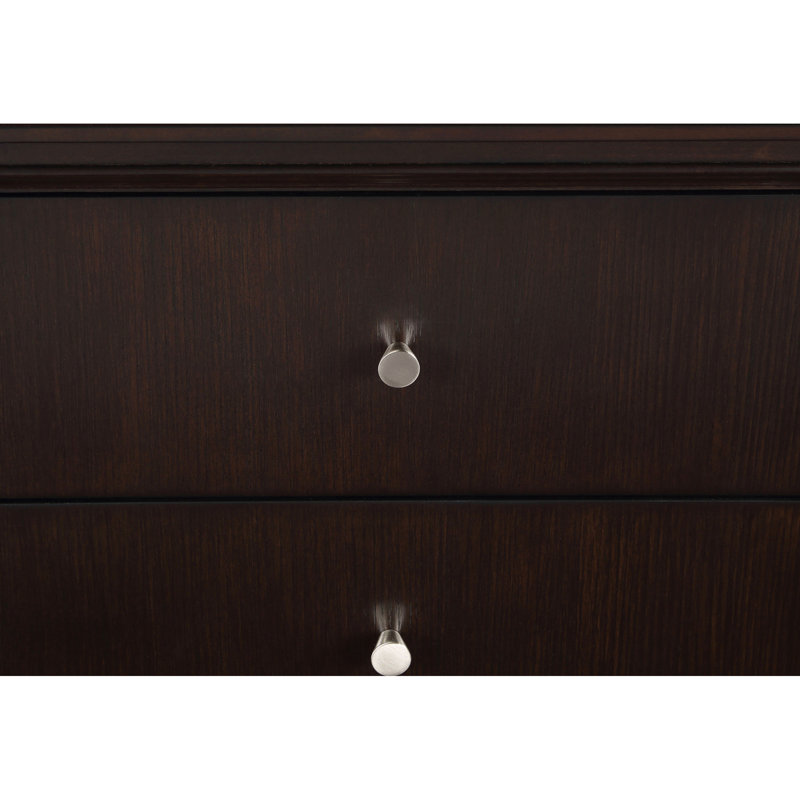 Commode brune à 5 tiroirs
