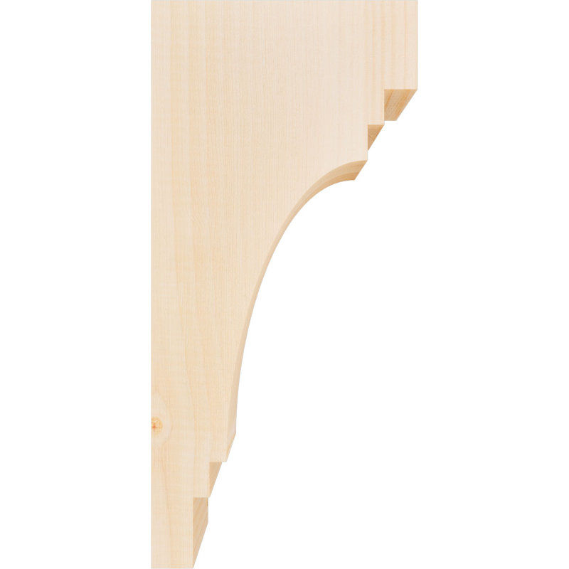 Corbeau Pescadero, H 16 po x l 3,5 po x P 8 po, Sapin de Douglas, Lisse