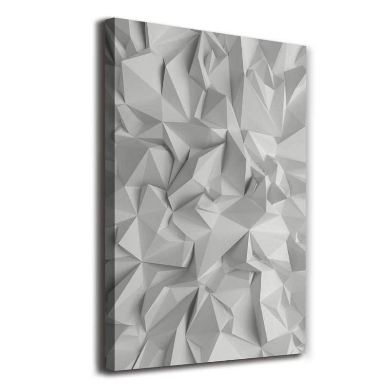 3D Abstraction - Wrapped Canvas Print