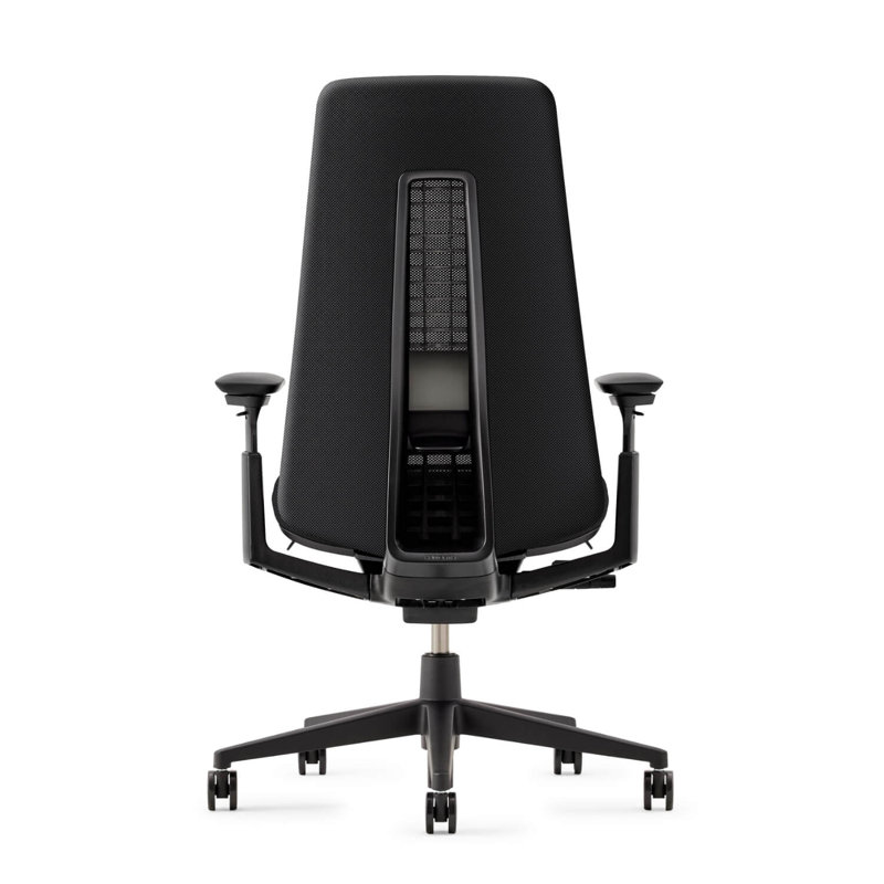 Haworth Fern Mesh Task Chair, Coal, Yes