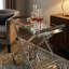 Chariot-bar en verre Gilmore
