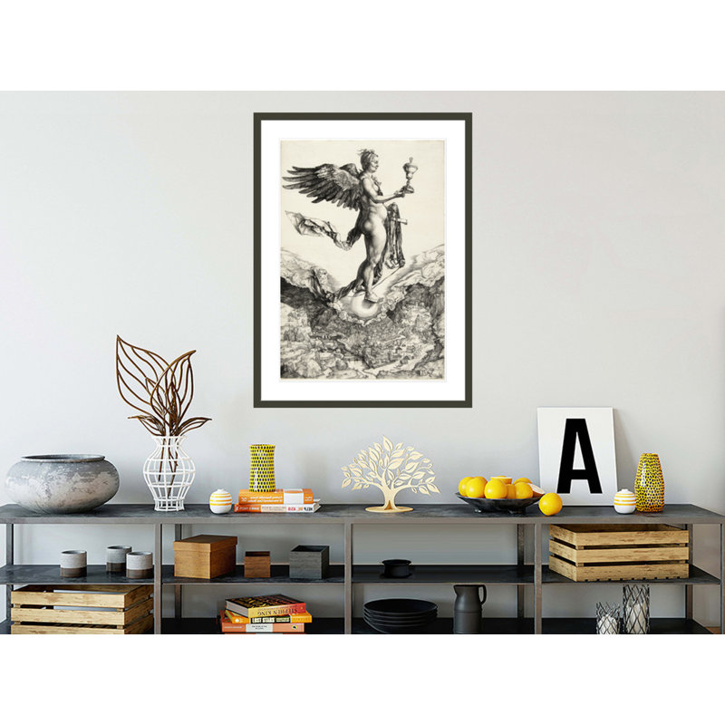 «Nemesis» par Albrecht Dürer, impression giclée sur cadre, H 41,5 po x l 30,74 po