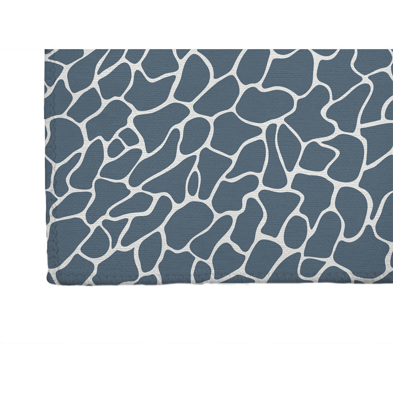 Patch Play Indoor Doormat, Blue, 60" W x 84" L