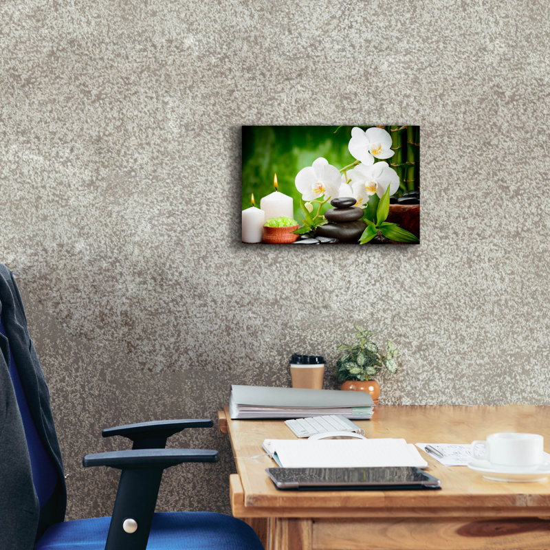 «Spa» par Mark Ashkenazi, art mural sur toile, H 12 po x l 18 po x P 0,75 po